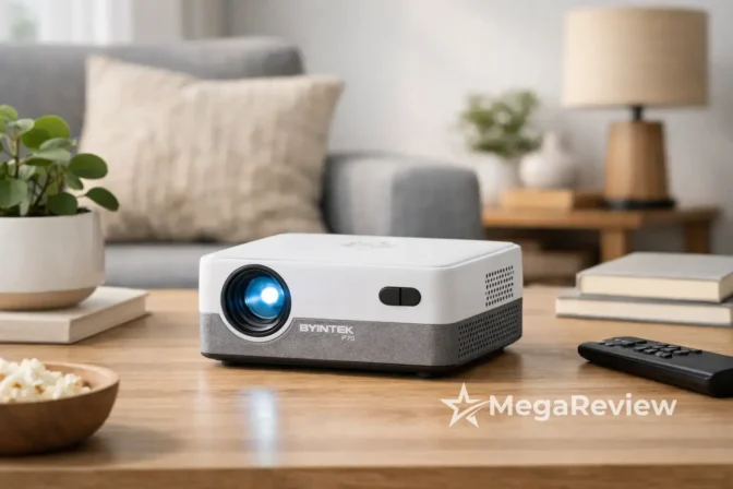 BYINTEK P70 Mini Projetor com 5% de desconto na Amazon