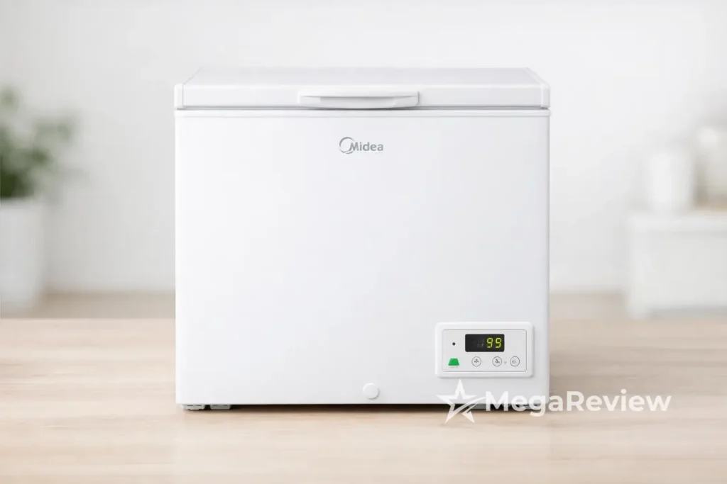 Freezer Midea 145L 220V tem 22% OFF na Amazon; Termostato Externo em Destaque