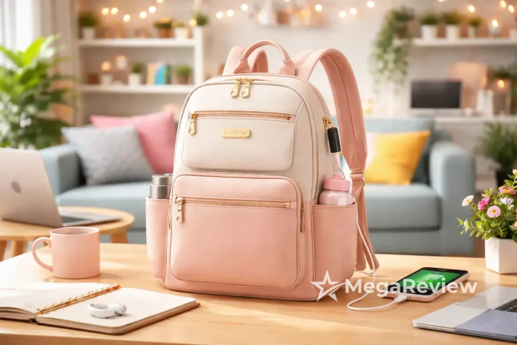 LOVEVOOK Mochila feminina para notebook com 18% OFF na Amazon, confira