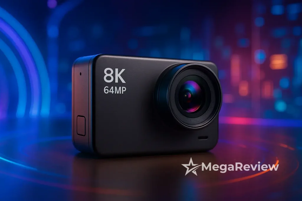 Câmera 8K 64MP Acrensly tem 5% OFF em oferta na Amazon