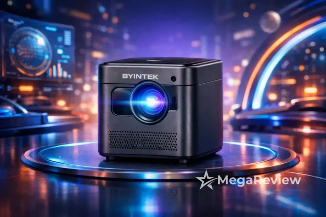 Projetor DLP Portátil BYINTEK P70X com 15% OFF na Amazon