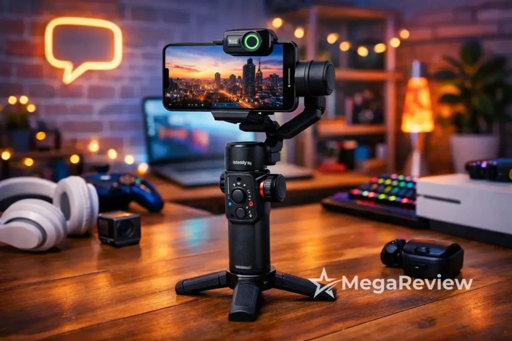 ho-hem iSteady M6 Kit Gimbal Estabilizador 3 Eixos com IA: 5% OFF na Amazon