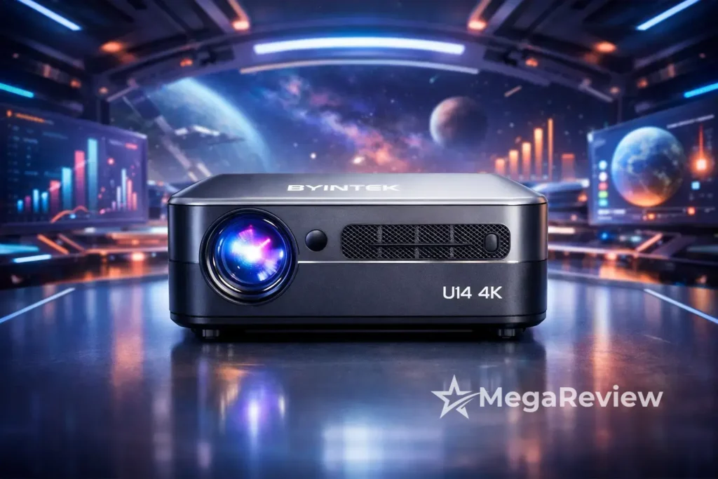 Projetor BYINTEK U14 4K com 5% OFF na Amazon