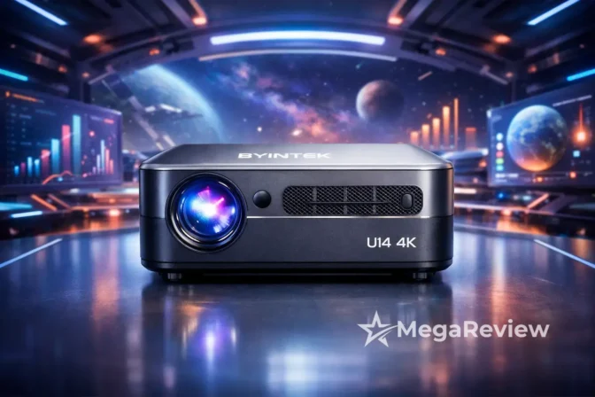 Projetor BYINTEK U14 4K com 5% OFF na Amazon