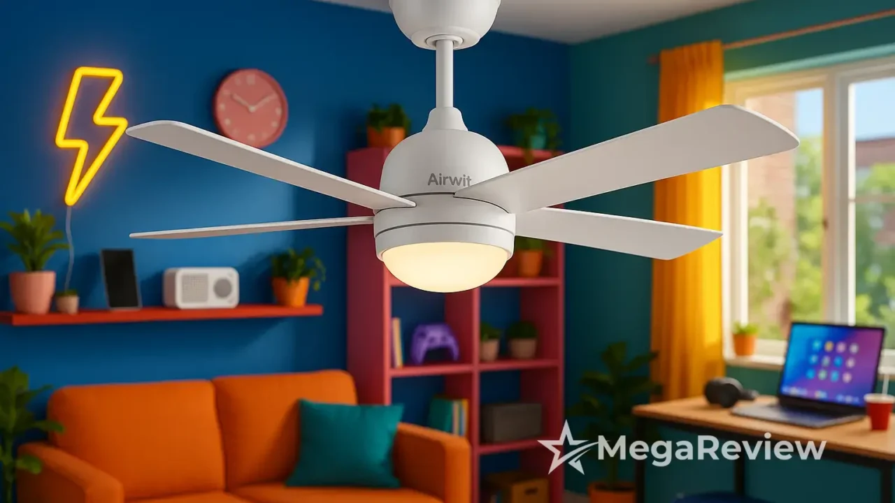 Ventilador de teto Airwit está com até 21% OFF na Amazon