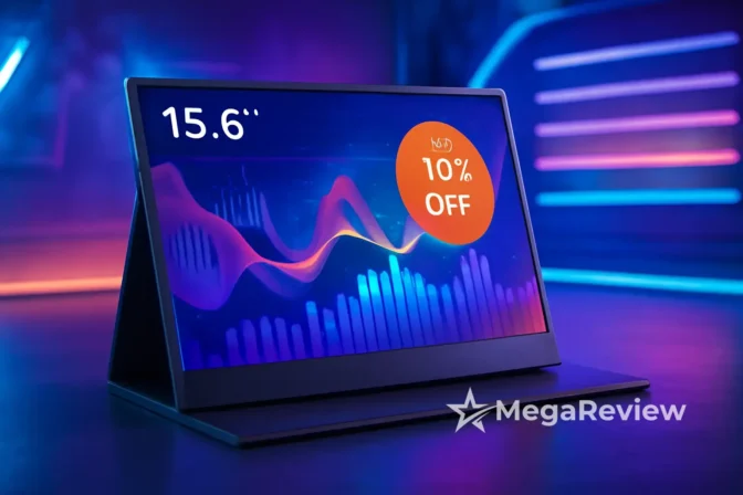 Yodoit Monitor Portátil 15,6" FHD com 10% OFF na Amazon