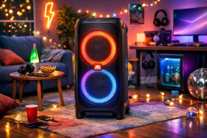 Compactas e poderosas: 6 caixa de som JBL PartyBox 710 Bluetooth