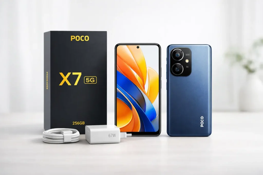 Autonomia top: 6 Poco X7 com carregamento rápido