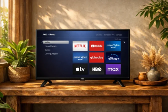 Guia de Compra: 6 Melhores Smart TVs Roku com Estoque no Brasil