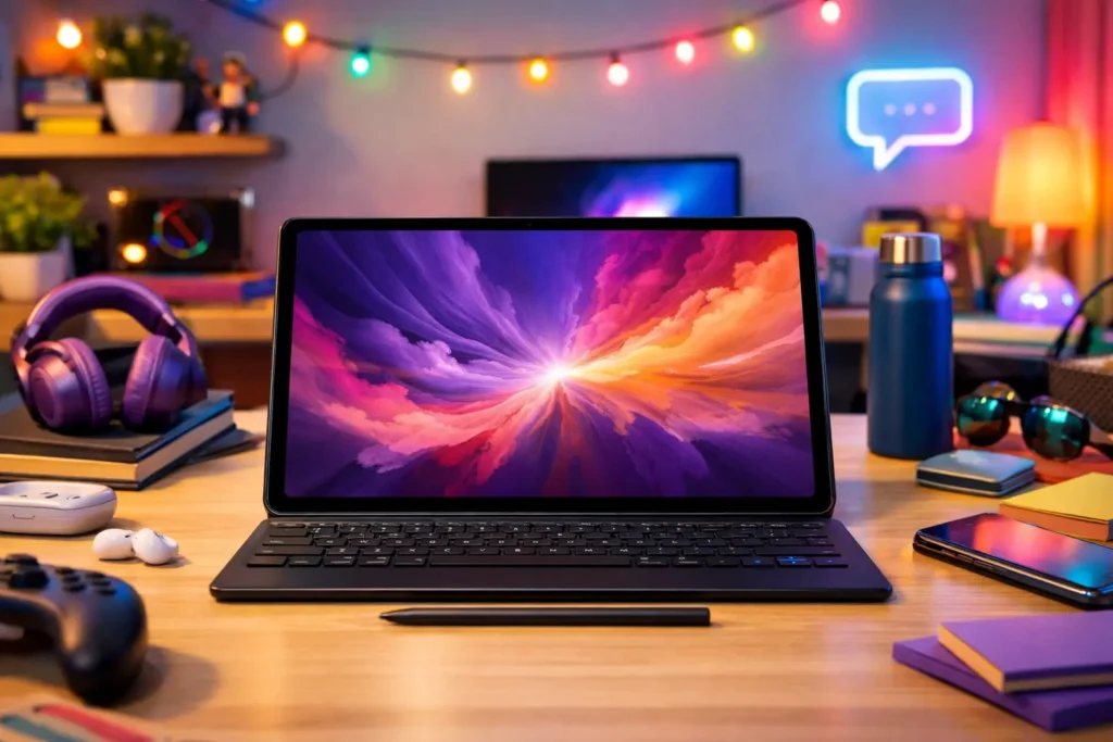 6 tablets Galaxy Tab S10 prontos para viagem e bateria