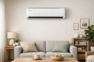 Tela infinita: ar condicionado split hi wall Samsung WindFree AI