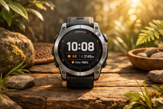 Design premium: 6 itens Fenix 8 solar por preço justo