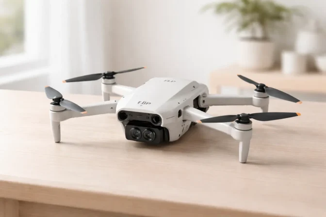 Design premium: drone DJI Flip e 5 DJI por preço justo