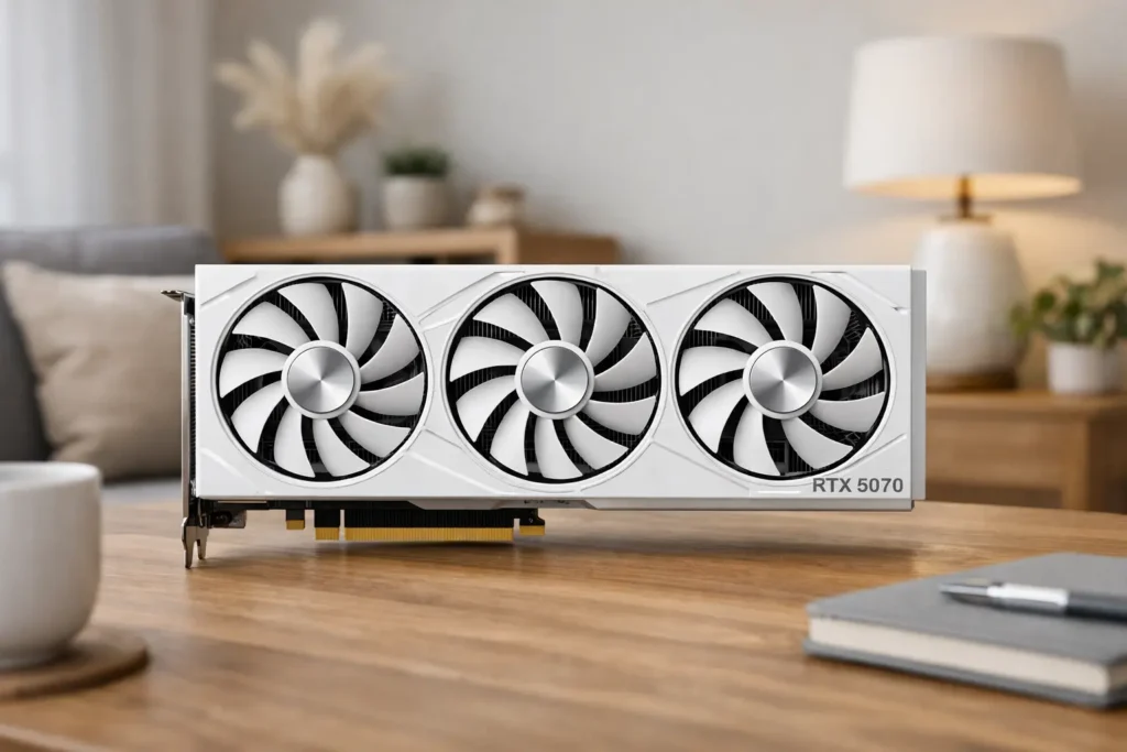 RTX 5070 branca barata e confiável para todos os bolsos