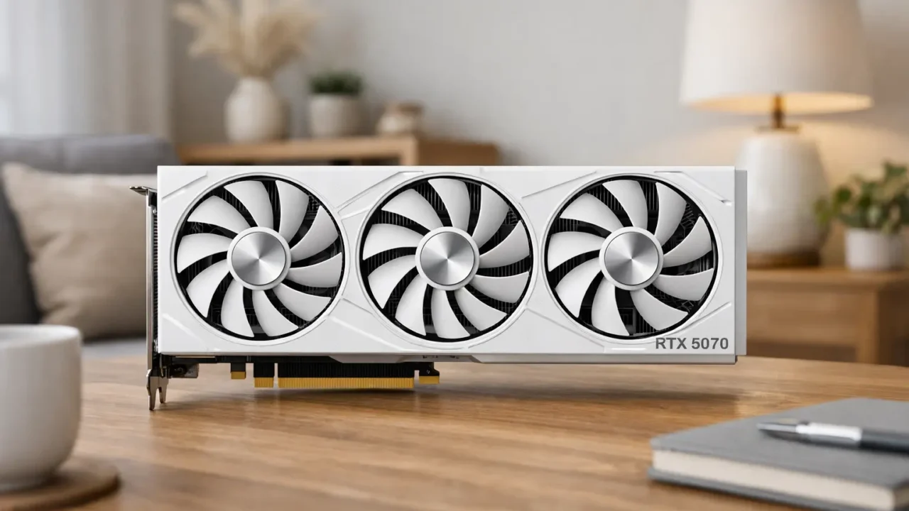 RTX 5070 branca barata e confiável para todos os bolsos