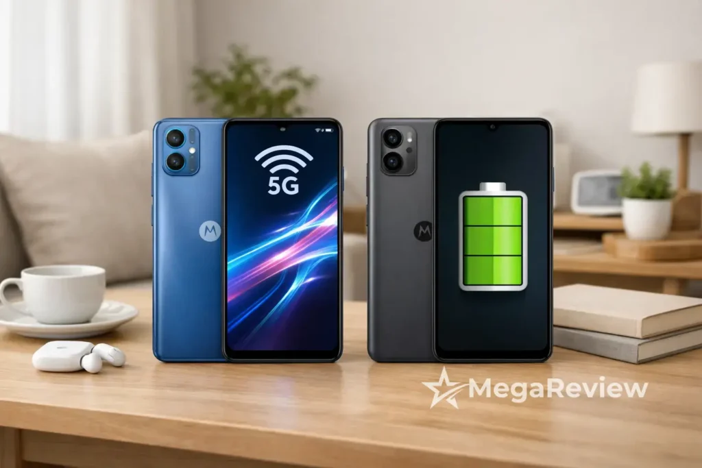 Moto g35 5G vs Moto g05: conectividade ou bateria?