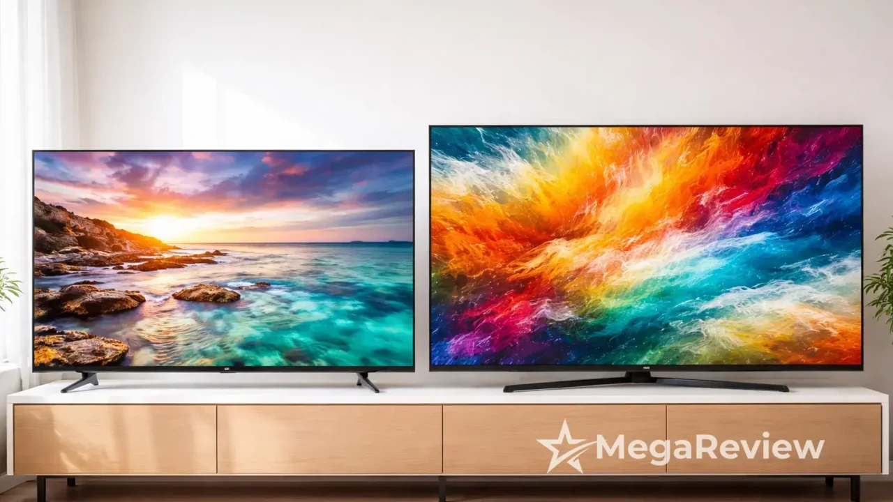Samsung 58" U8500F vs LG 65" QNED: tamanho ou contraste?