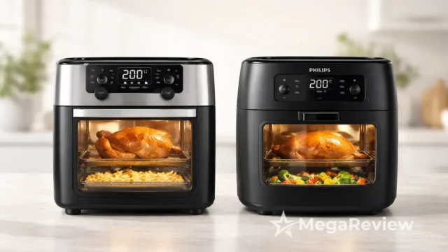 Fritadeira Philco Air Fryer Oven 12L vs Philips Walita Série 5000: capacidade ou potência?