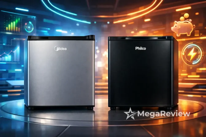 Frigobar MIDEA 67L vs Philco PFG85B 68L: economia ou flexibilidade?