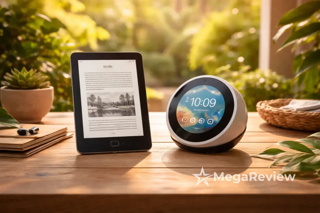 Kindle 16 GB vs Echo Spot: Leveza ou Conectividade?
