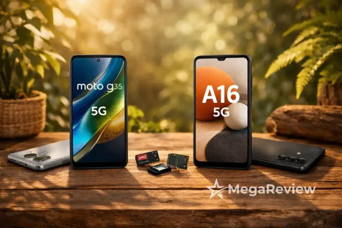 Moto g35 5G vs Galaxy A16 5G: RAM ou armazenamento?