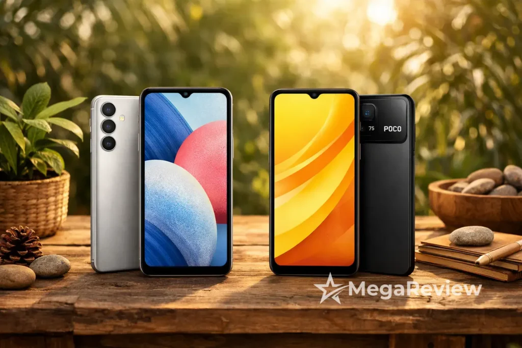 Galaxy A05s vs Poco C75: tela grande ou mais memória?