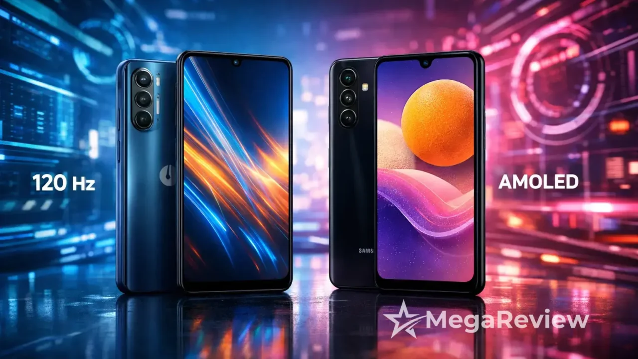 Moto g35 5G vs Galaxy A16 5G: 120 Hz ou AMOLED?