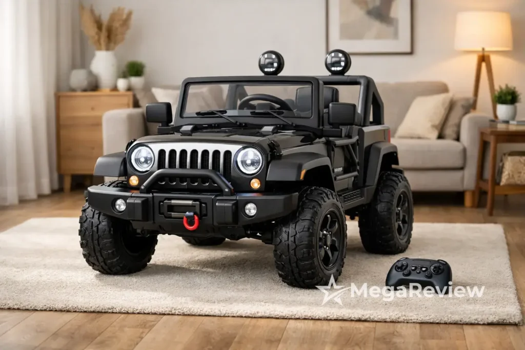 Mini Jipe Elétrico 12V com controle por menos na Amazon