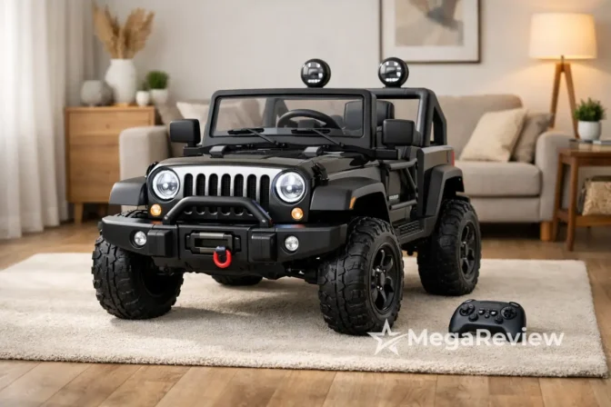 Mini Jipe Elétrico 12V com controle por menos na Amazon