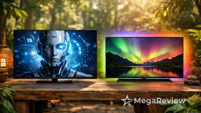 Samsung Vision AI QLED vs Philips Ambilight: cor ou imersão?