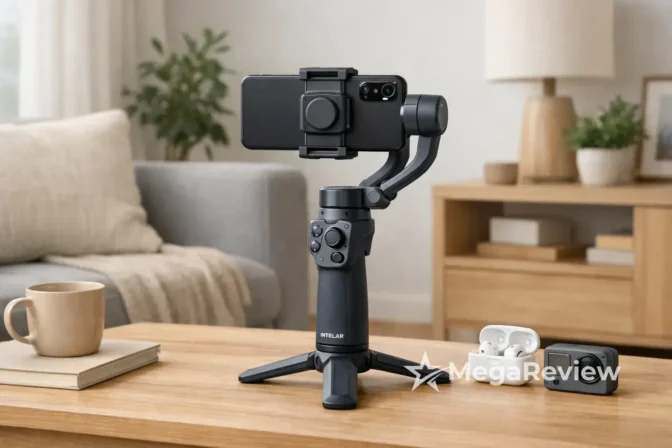 Gimbal INTELAR M6 cai de R$ 1.099 para R$ 949 com 13% OFF na Amazon