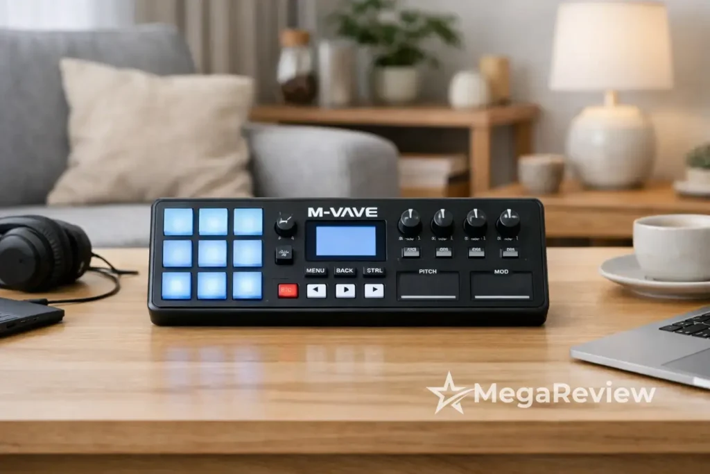 Controlador MIDI M-VAVE 15% OFF na Amazon: menor valor hoje