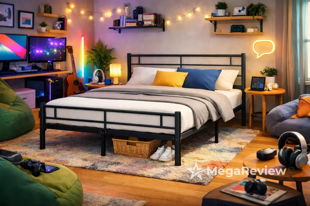 Estrutura de Cama de Metal com 25% de Desconto na Amazon