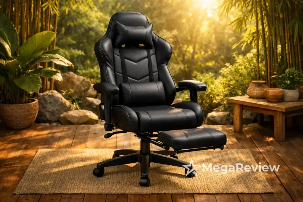 Cadeira gamer com apoio para os pés pelo menor preço na Amazon