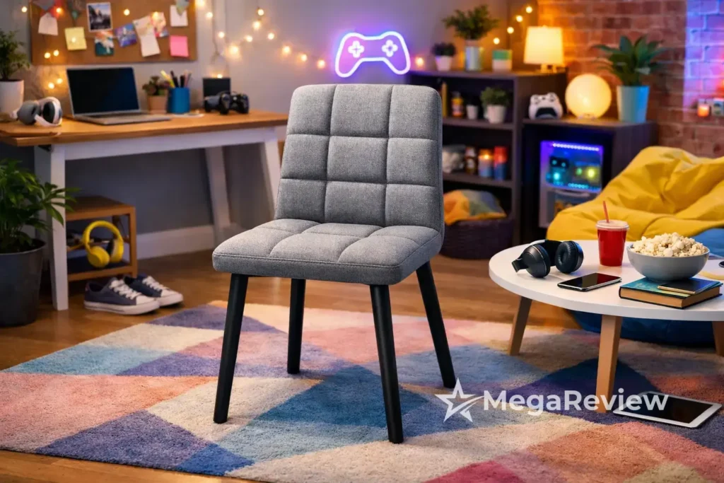 Cadeira de jantar estofada tem menor preço na Amazon