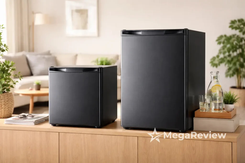 Frigobar 45L vs Frigobar 93L: compacto ou mais espaço?