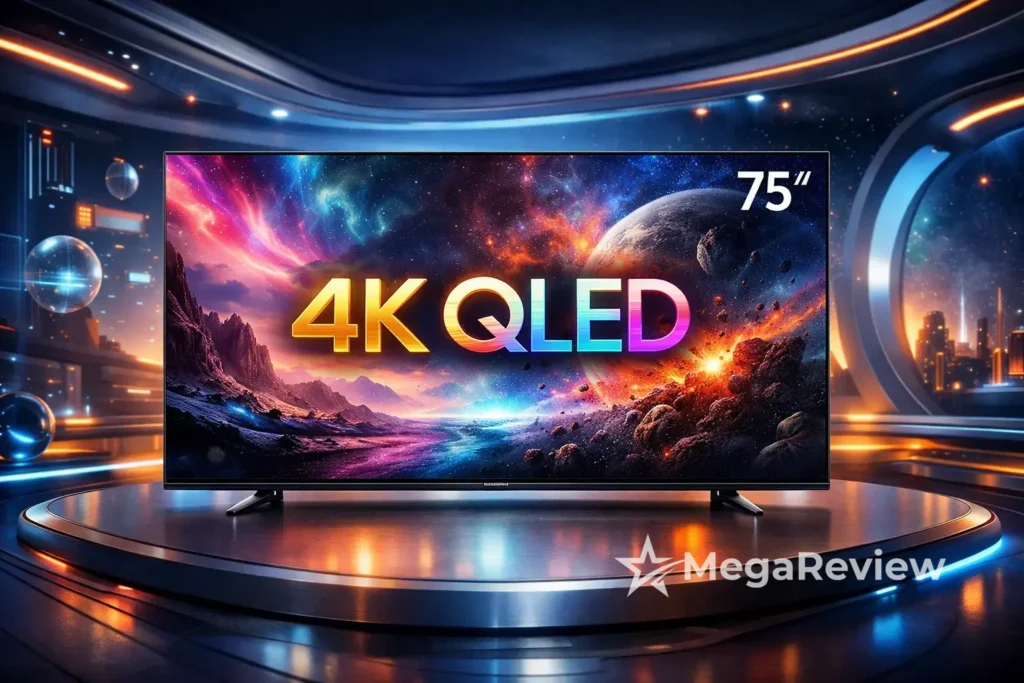 TV QLED Toshiba 75" 4K com 18% OFF 12x na Amazon: aproveite