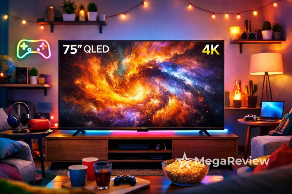 Hisense TV QLED 75" 4K fica 8% mais barata na Amazon