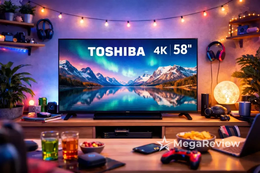 Smart TV Toshiba 58" 4K com 6% OFF na Amazon