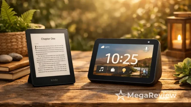 Kindle Paperwhite Signature vs Echo Show 8: leitura ou Alexa?
