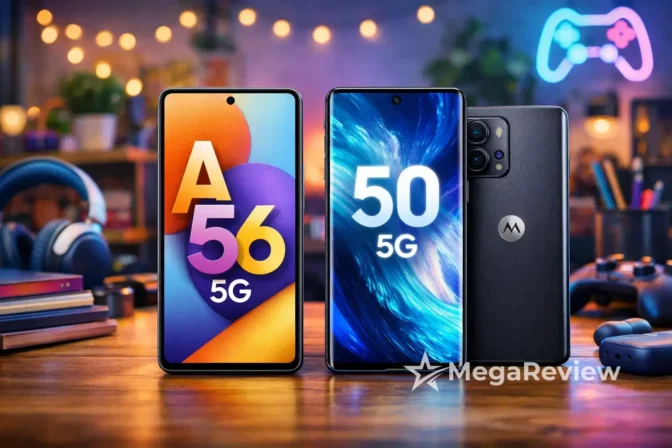 Samsung Galaxy A56 5G vs Motorola Edge 50 5G: tela ou RAM?