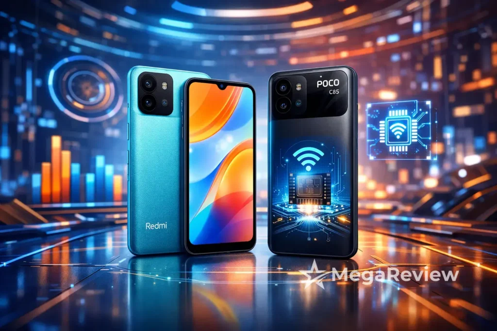 Redmi 15C vs Poco C85: básico forte ou NFC?
