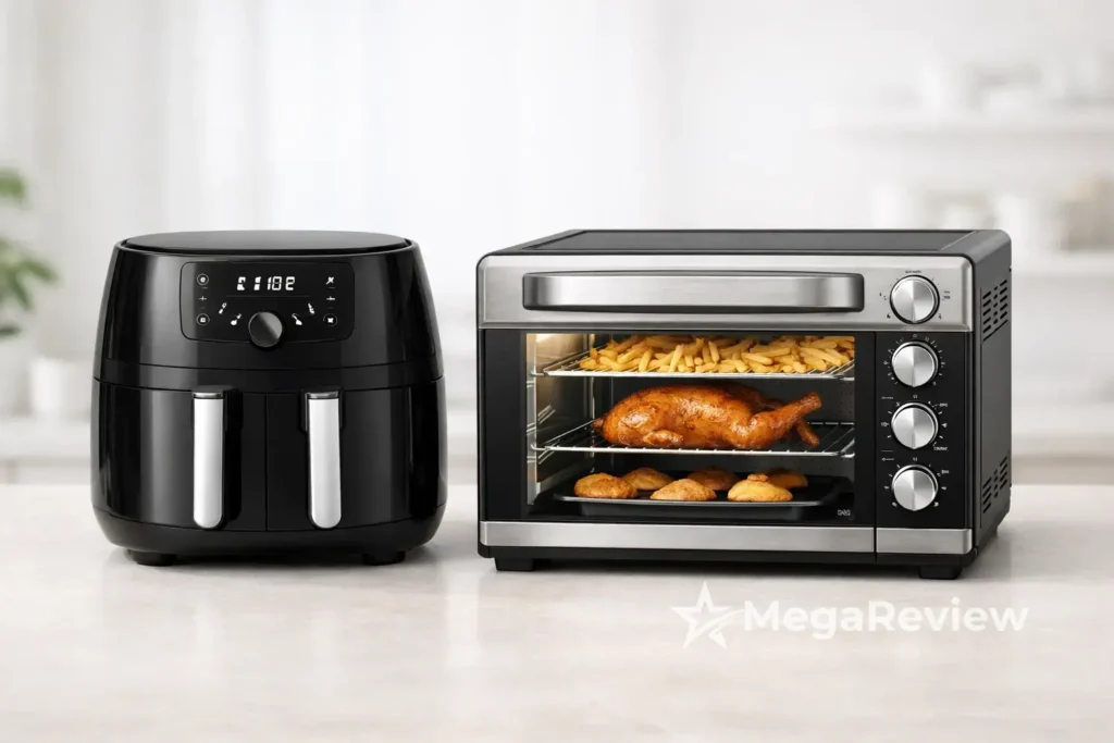 Mondial Air Fryer 8L vs Oven 12L: espaço ou versatilidade?