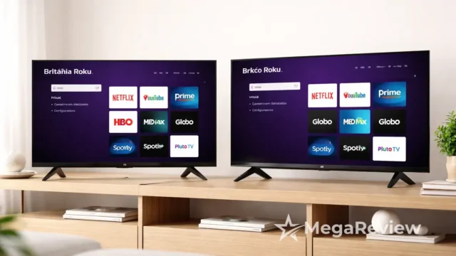 Smart TV 42” Britânia Roku vs Philco Roku: som Dolby ou LED?