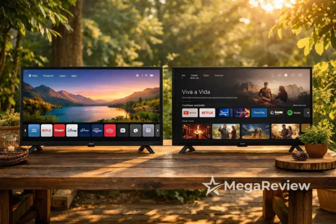 LG 43LR6700 vs Philco P43EAA: webOS ou Android?