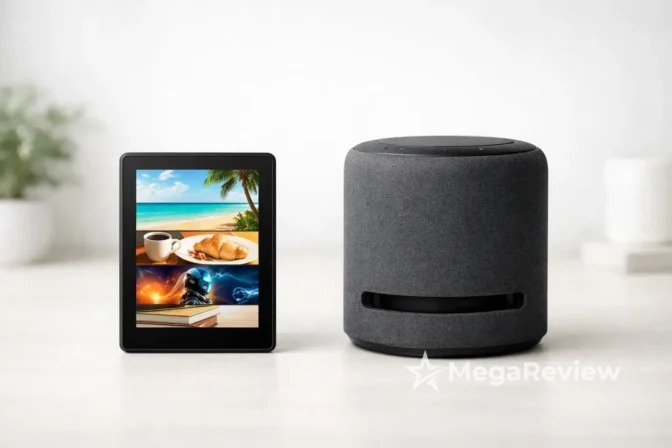 Kindle Colorsoft vs Echo Studio: leitura ou som imersivo?