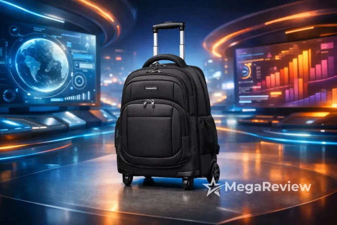 Mochila Samsonite com rodas para notebook 15" na Amazon