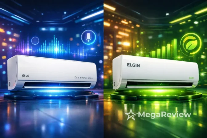 LG Dual Inverter Voice vs Elgin Eco: voz ou eficiência?
