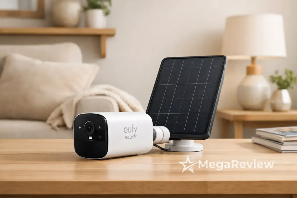 Eufy SoloCam E30 2K solar no menor preço na Amazon, economize