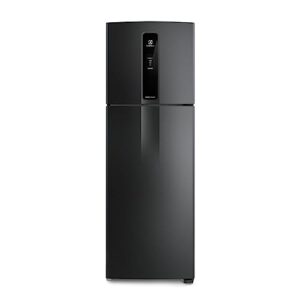 Geladeira Electrolux Frost Free Inverter 390L Efficient AutoSense Duplex Black Inox Look (IF43B) - 127V